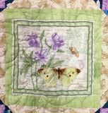 SPRING BUTTERFLIES FINISHED QUILT