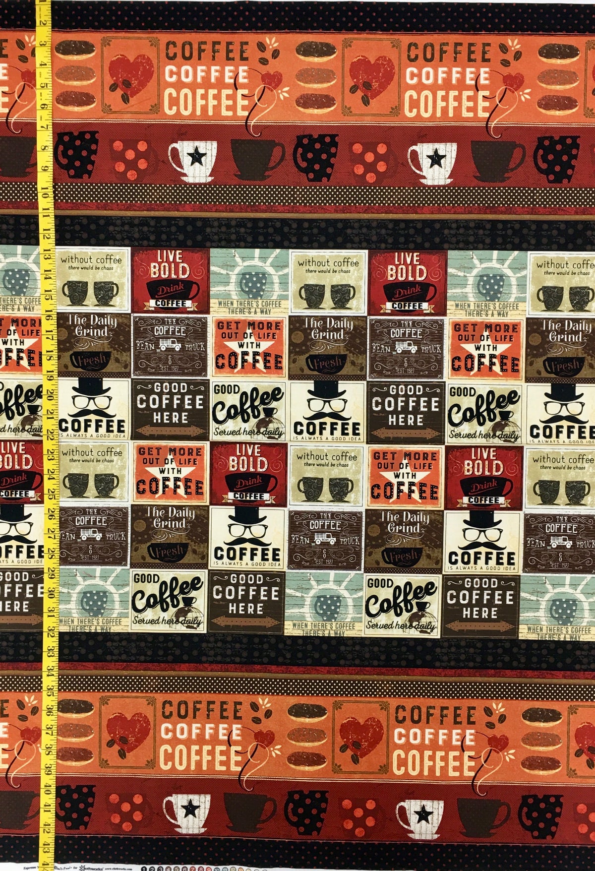 EXPRESSO YOURSELF Y2249-55 BORDER PRINT