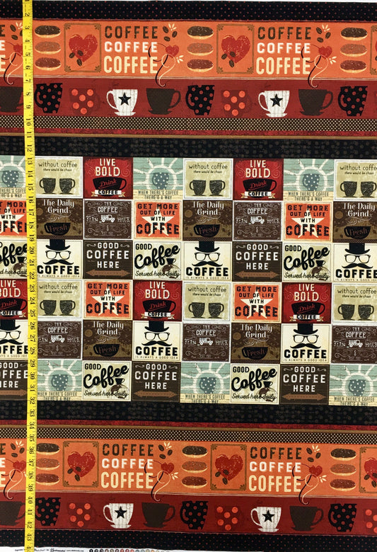 EXPRESSO YOURSELF Y2249-55 BORDER PRINT