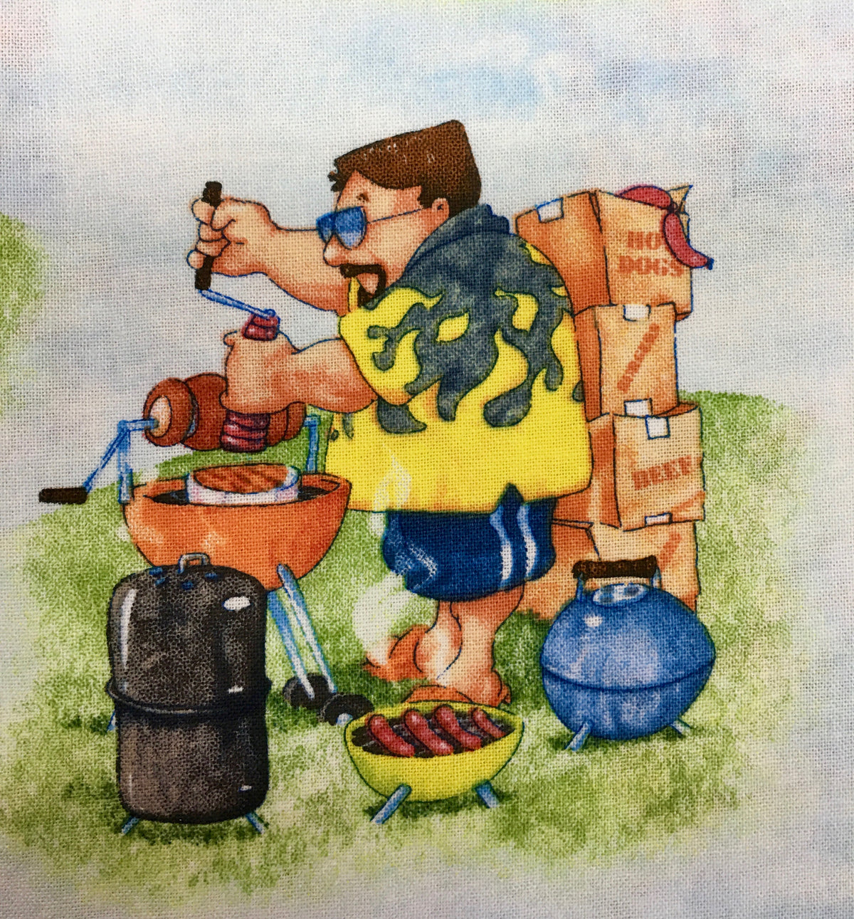 IT'S A GUY THING 4801 BLUE BBQ