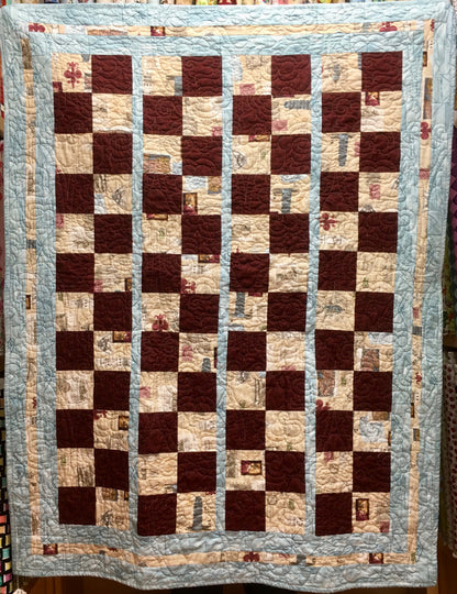 "POSTCARDS FROM ABROAD" QUILT KIT