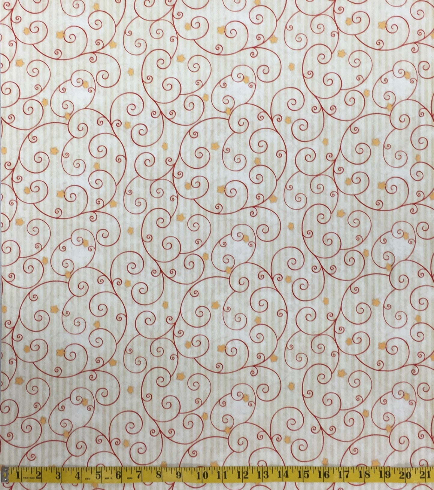 BELIEVE 6238-44 RED SCROLL