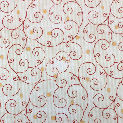 BELIEVE 6238-44 RED SCROLL