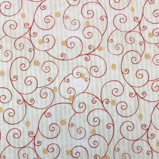 BELIEVE 6238-44 RED SCROLL