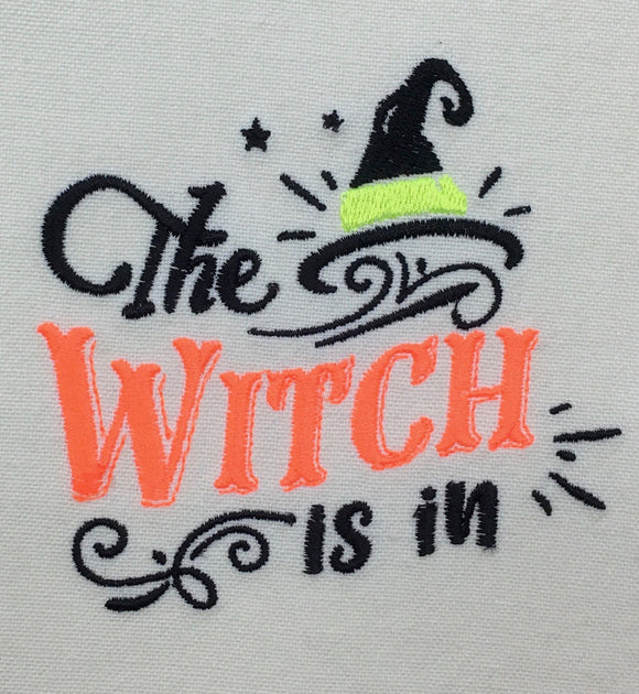 THE WITCH IS IN TEA TOWEL