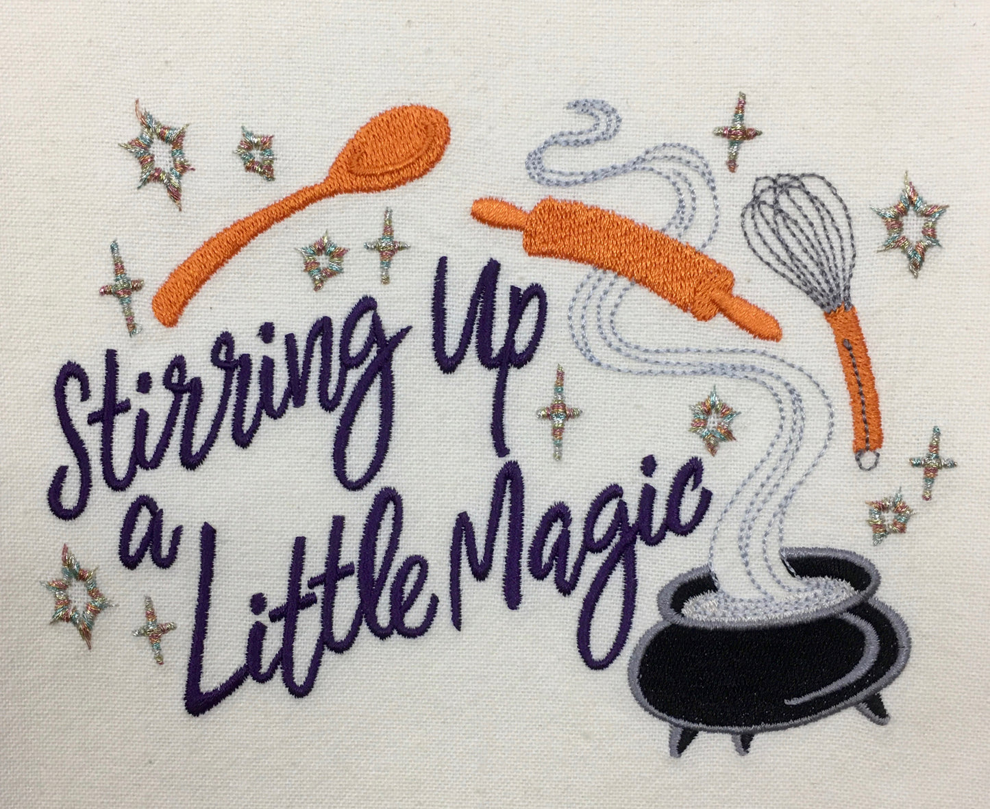 A LITTLE KITCHEN MAGIC TEA TOWEL