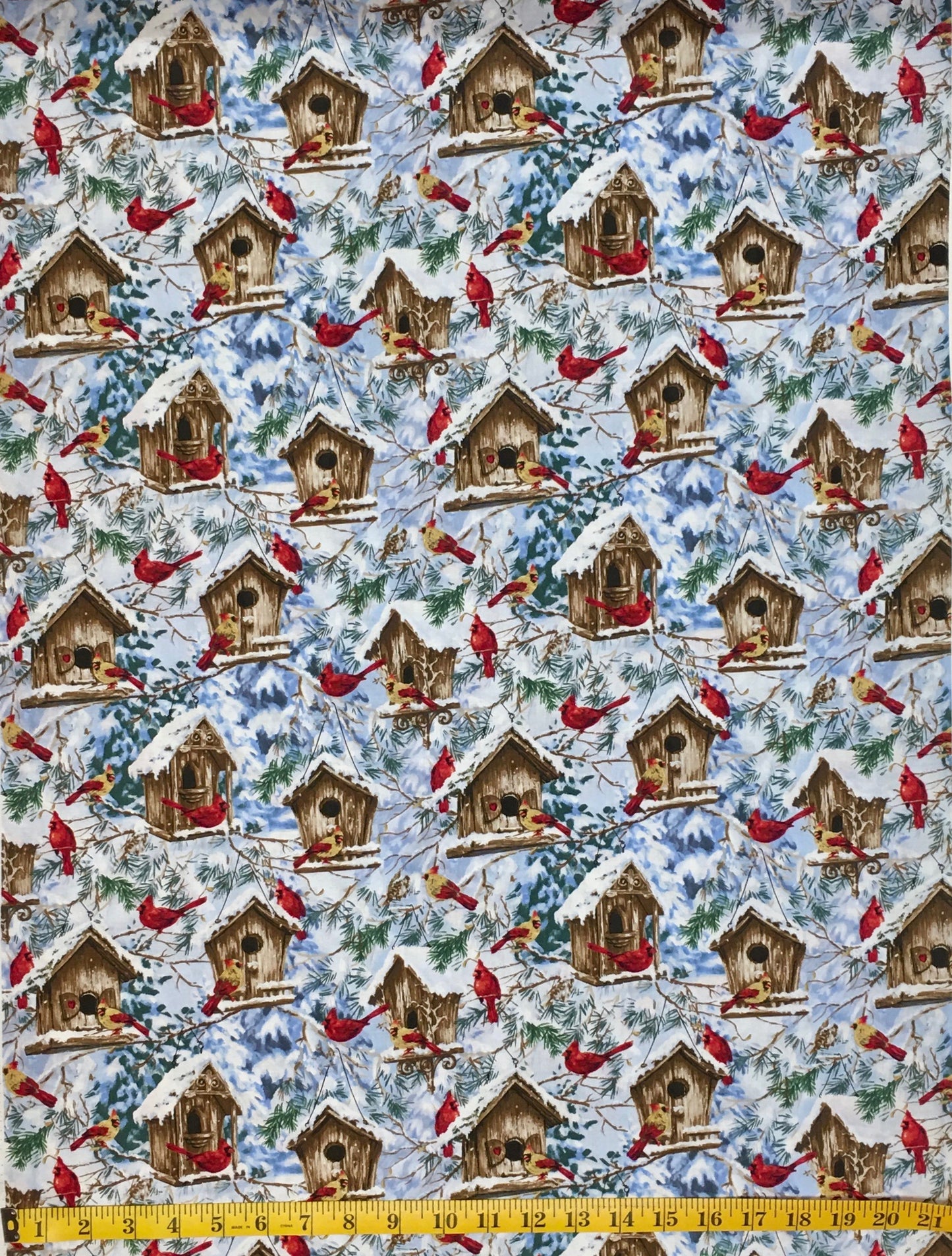 C5127 CARDINALS & BIRDHOUSES