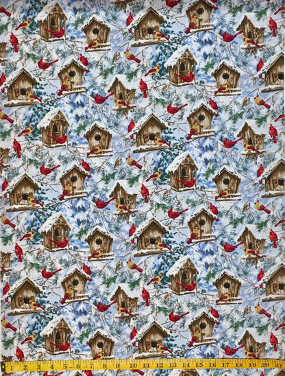 C5127 CARDINALS & BIRDHOUSES