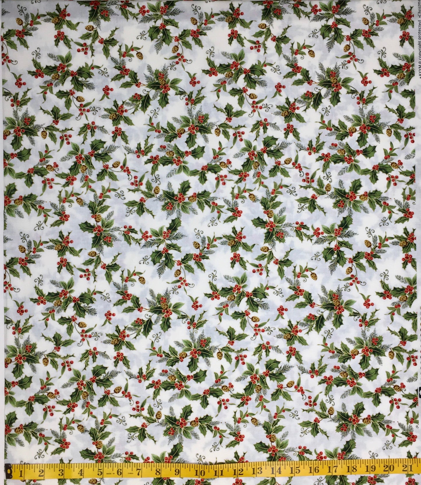 CHRISTMAS ELEGANCE 74175-223 HOLIDAY HOLLY