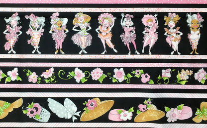692-331 FLAMINGO BORDER PRINT