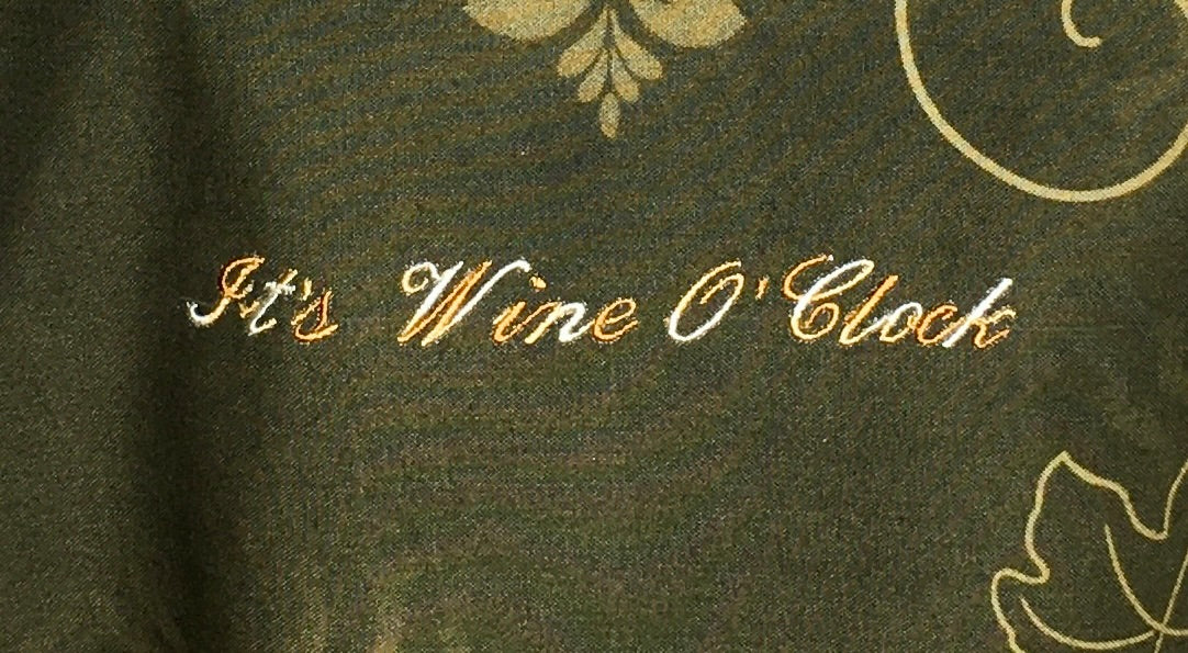 IT'S WINE O CLOCK APRON