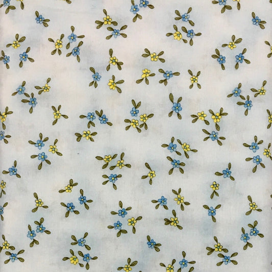Clothworks - Cottage Garden - Light Blue #Y0408-29