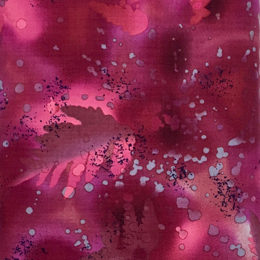 FOSSIL FERN-0O LIGHT & DARK PINK