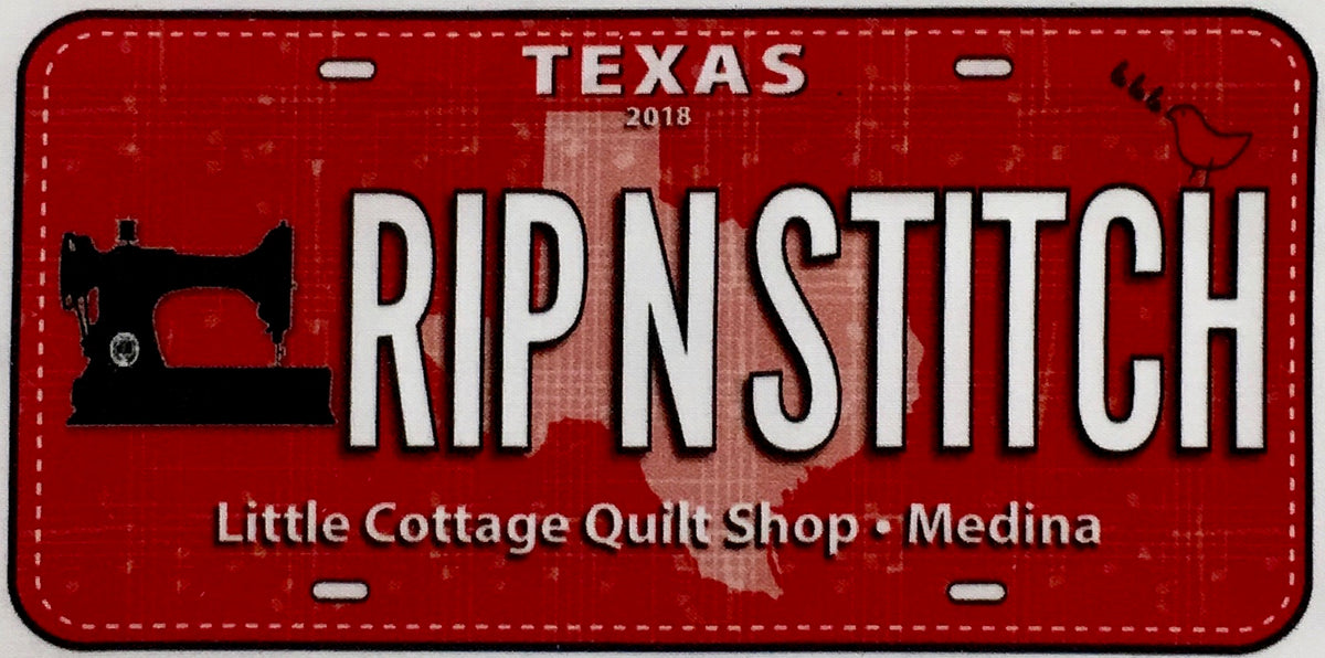 2018 ROW BY ROW FABRIC PLATE