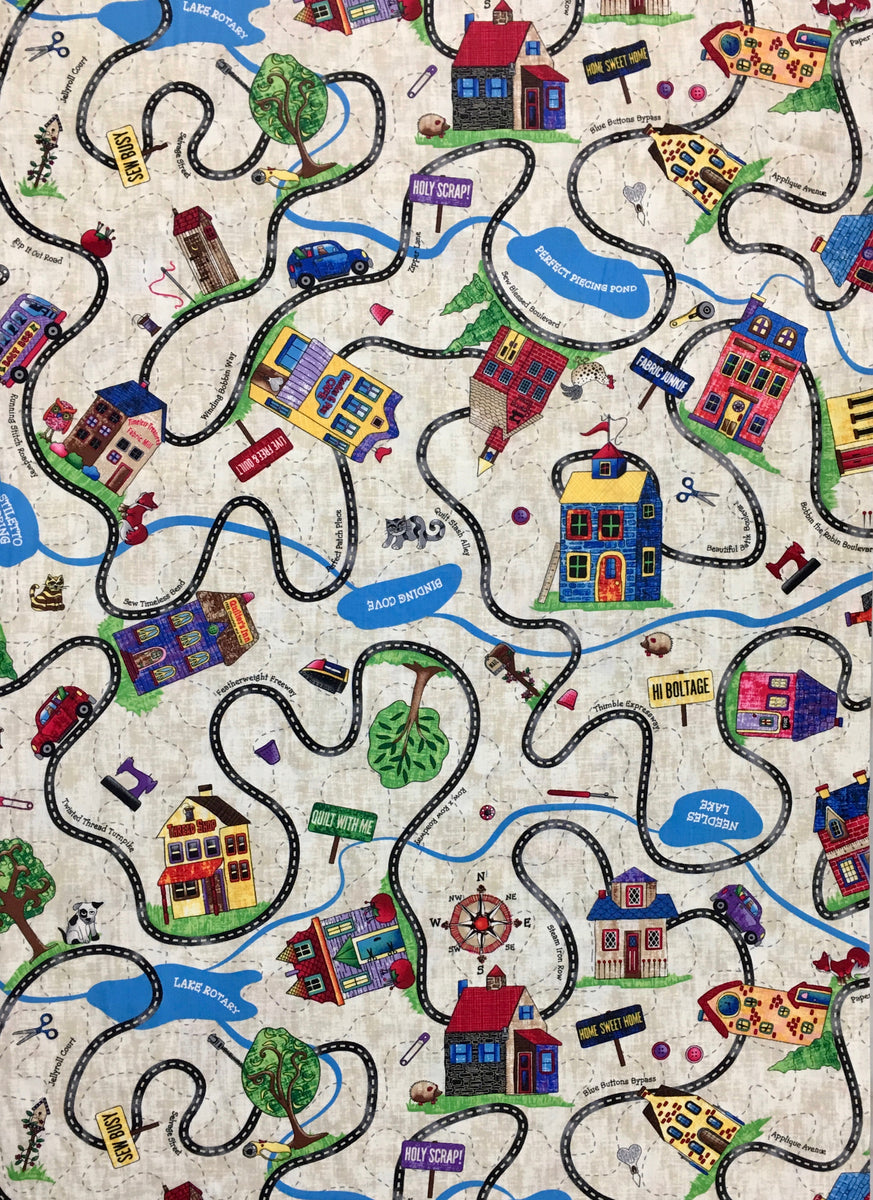 ROW BY ROW HOME SWEET HOME C4492 Little Cottage Quilt Shop