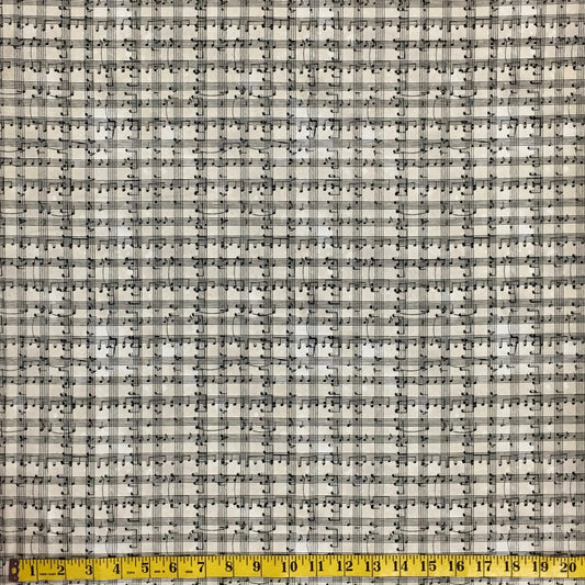 ROW BY ROW SEW MUSICAL C5935 CREAM
