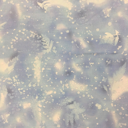 FOSSIL FERN-0X LIGHT BLUE & LAVENDER