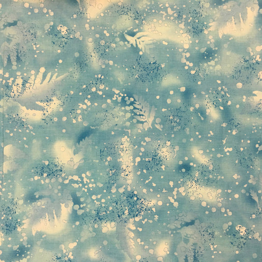 FOSSIL FERN-1S TURQUOISE & LAVENDER