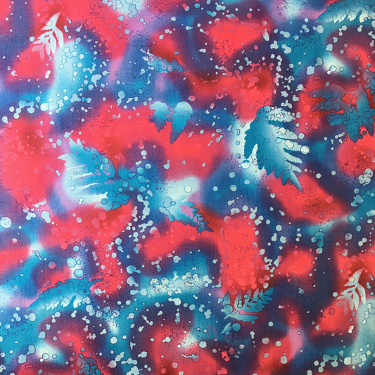FOSSIL FERN-1V - PINK & BLUE