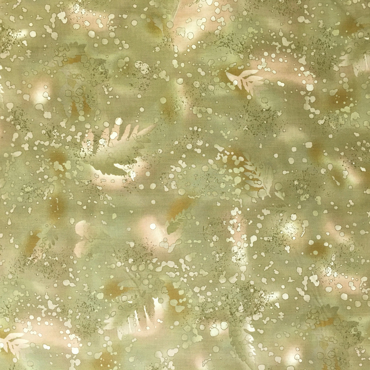 FOSSIL FERN-0V - SAGE GREEN & TAN