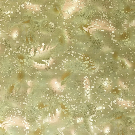 FOSSIL FERN-0V - SAGE GREEN & TAN