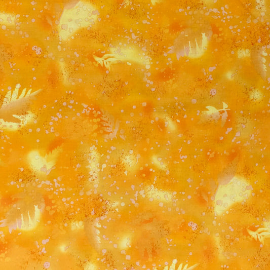 FOSSIL FERN-67 - ORANGE & YELLOW