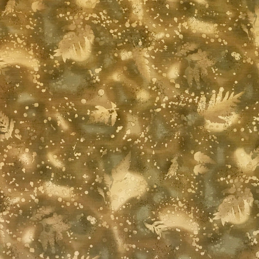 FOSSIL FERN-36 - BROWN/TAN/GREEN