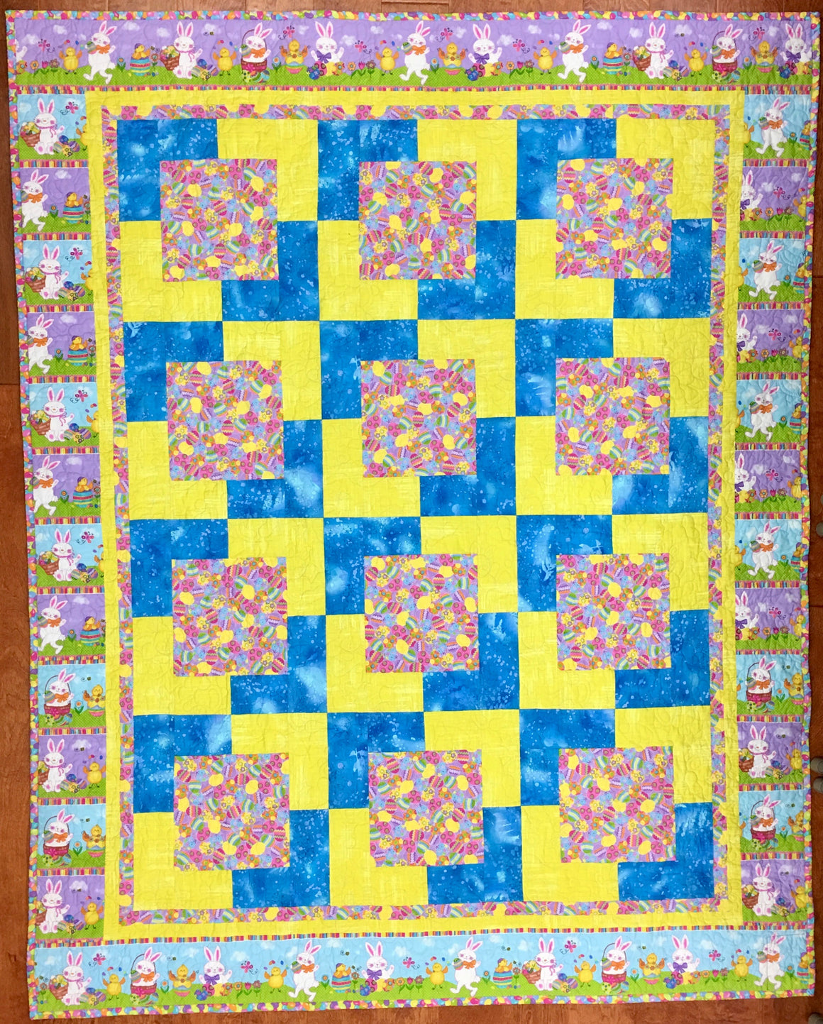 EGGS IN A BASKET FINISHED QUILT Little Cottage Quilt Shop