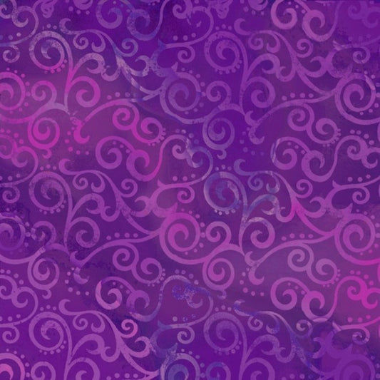 OMBRE SCROLL WIDE 24775-V VIOLET