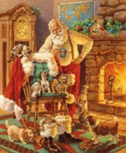 SANTA AND FRIENDS P9541 PANEL