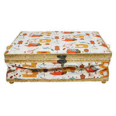 FOLDING SEWING BASKET-SEWING NOTIONS