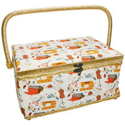 FOLDING SEWING BASKET-SEWING NOTIONS