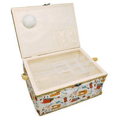 FOLDING SEWING BASKET-SEWING NOTIONS