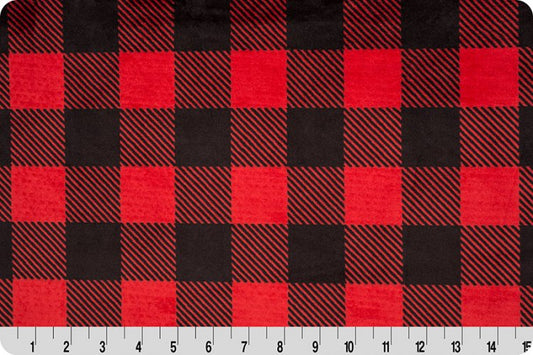 BUFFALO CHECK CUDDLE  SCARLET/BLACK