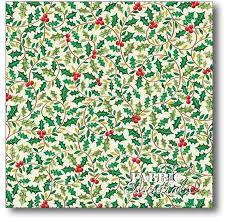 TRADITIONAL METALLIC CHRISTMAS 1792-1-HOLLY