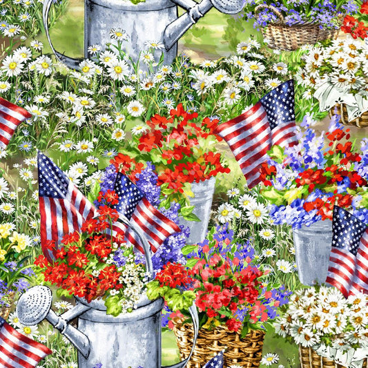 PATRIOTIC GARDEN C7254-MULTI