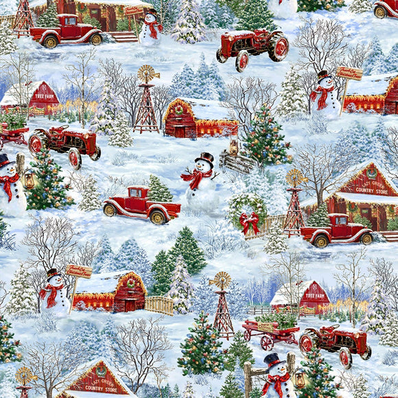 Country Christmas Fabric