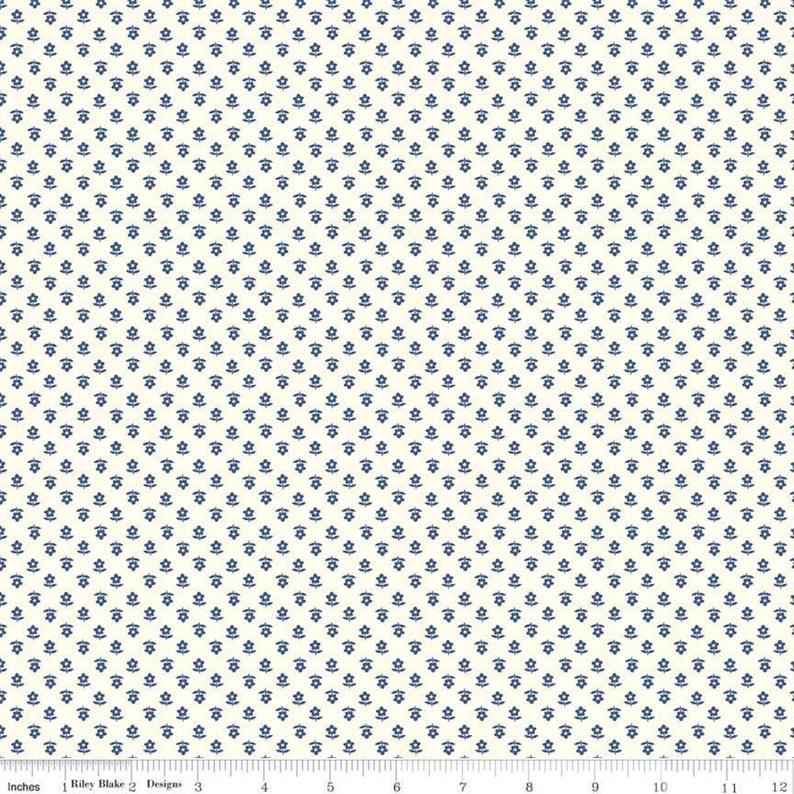 GRETEL C7837 DENIM DAISIES