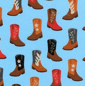 COYOTE COWBOY BOOTS BLUE 18547-4
