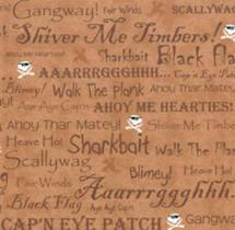 SHIVER ME TIMBERS Y1085-14 LIGHT BROWN