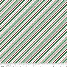 SANTA CLAUS LANE C9616-GREEN & RED STRIPE