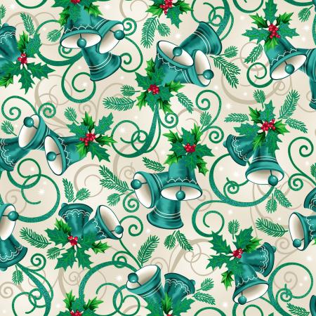RJ603-VA2M EVERGREEN - JINGLE VANILLA METALLIC BELLS