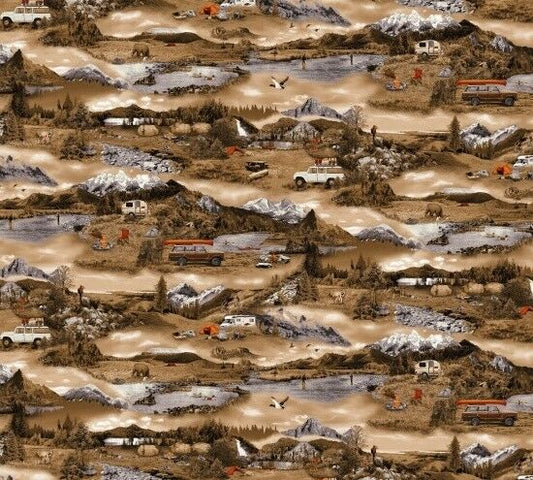 PARKS & RECREATION 3921-39 RV MOUNTAIN SCENE